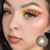 Lentes de contacto de color Amazonia Sahara Brown con prescripción médica